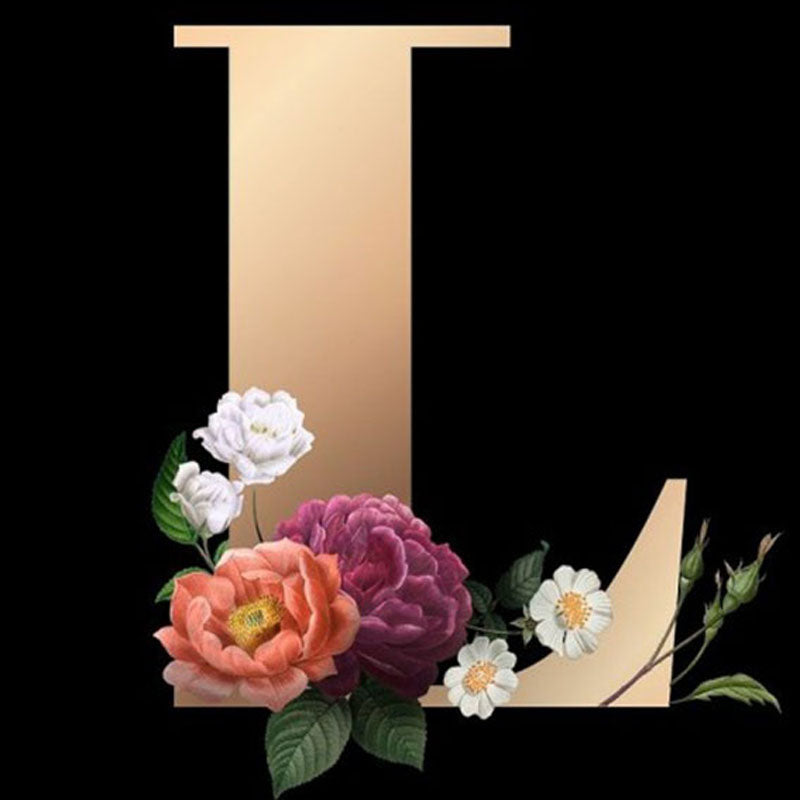 Diamond Painting - Full Round - The letter L (30*30CM)