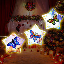 Load image into Gallery viewer, 3x DIY Diamond Star Hanging Fairy Light Christmas Party Decor
