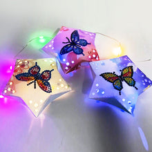 Load image into Gallery viewer, 3x DIY Diamond Star Hanging Fairy Light Christmas Party Decor

