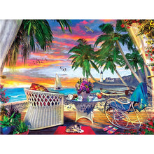 Load image into Gallery viewer, Diamond Painting - Full Round - Seaside holiday scenery (40*30CM)
