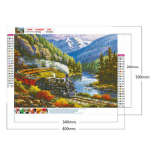Load image into Gallery viewer, Diamond Painting - Full Round - Train park (40*30CM)
