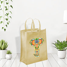 Load image into Gallery viewer, DIY Diamond Painting Oxford Handbag Storage Bags Grocery Totes  Elephant
