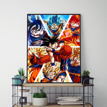 Load image into Gallery viewer, Diamond Painting - Full Round - Dragon Ball Goku (40*50CM)
