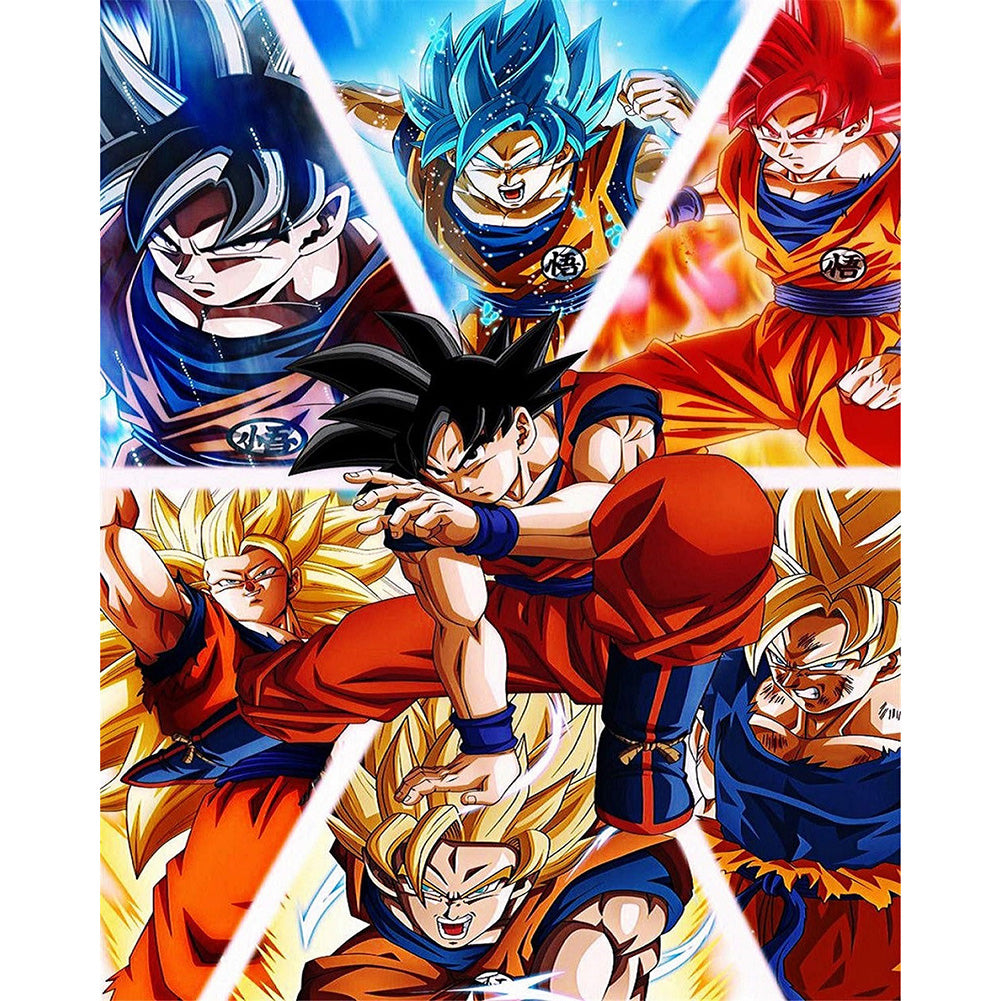 Diamond Painting - Full Round - Dragon Ball Goku (40*50CM)