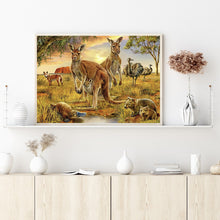 Load image into Gallery viewer, Diamond Painting - Full Round - Jungle kangaroo (40*30CM)
