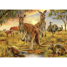 Load image into Gallery viewer, Diamond Painting - Full Round - Jungle kangaroo (40*30CM)
