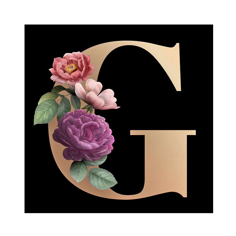 Diamond Painting - Full Round - Letter G (30*30CM)