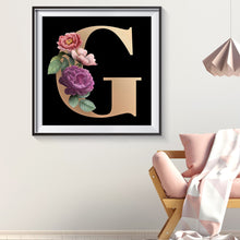 Load image into Gallery viewer, Diamond Painting - Full Round - Letter G (30*30CM)
