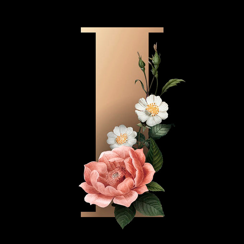 Diamond Painting - Full Round - English letter I (30*30CM)