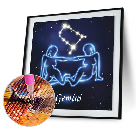 Diamond Painting - Full Round  - Twelve constellations (30*30CM)