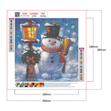 Load image into Gallery viewer, Diamond Painting - Full Round - Little snowman (30*30CM)
