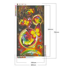 Load image into Gallery viewer, Diamond Painting - Full Round - Rose butterfly (40*70CM)
