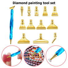 Load image into Gallery viewer, 13x 5D Resin Diamond Painting Pen Nibs DIY Craft Point Drill Pens Gold
