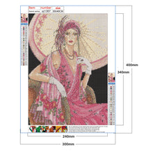 Load image into Gallery viewer, Diamond Painting - Full Round - Noble woman (30*40CM)
