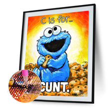 Load image into Gallery viewer, Diamond Painting - Full Round - Cookie Monster (30*40CM)
