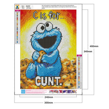 Load image into Gallery viewer, Diamond Painting - Full Round - Cookie Monster (30*40CM)

