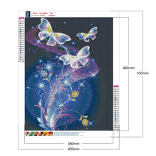 Load image into Gallery viewer, Diamond Painting - Full Square - Night Butterfly (40*50CM)
