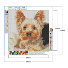 Load image into Gallery viewer, Diamond Painting - Full Square - Cute puppy (30*30CM)
