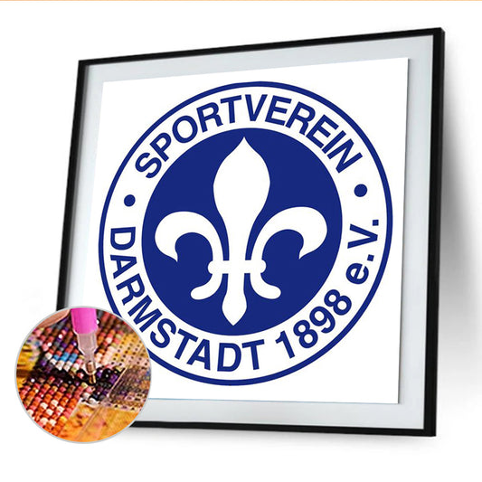 Diamond Painting - Full Round - Darmstadt logo (40*40CM)