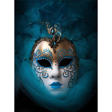 Load image into Gallery viewer, Diamond Painting - Full Round - mask woman (30*40CM)
