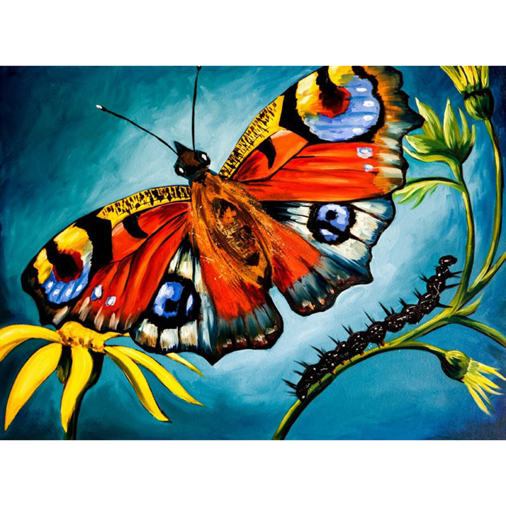 Diamond Painting - Full Round - Butterfly (50*40CM)