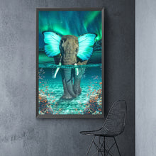 Load image into Gallery viewer, Diamond Painting - Full Square - Butterfly Elephant (40*70CM)
