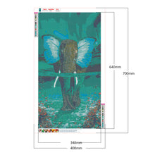 Load image into Gallery viewer, Diamond Painting - Full Square - Butterfly Elephant (40*70CM)
