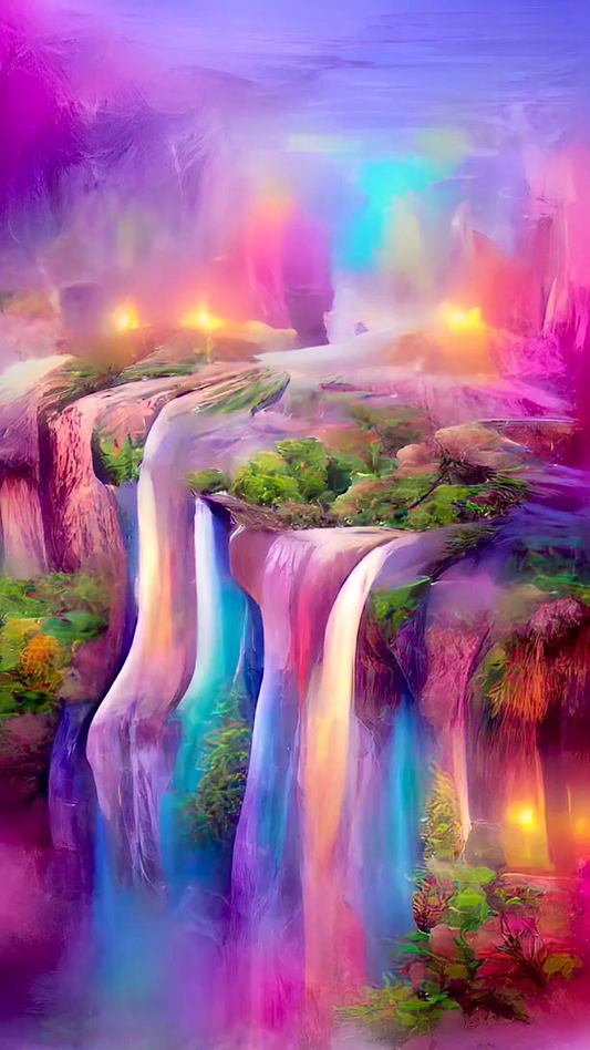 AB Diamond Painting - Full Round - Rainbow Dream (40*70cm)