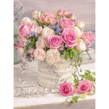 Load image into Gallery viewer, Diamond Painting - Full Round - rose bouquet (30*40CM)
