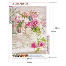 Load image into Gallery viewer, Diamond Painting - Full Round - rose bouquet (30*40CM)
