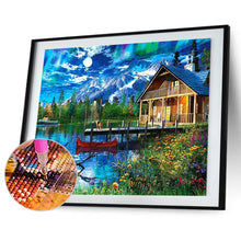 Load image into Gallery viewer, Diamond Painting - Full Round - river house (40*30CM)

