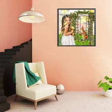 Load image into Gallery viewer, Diamond Painting - Full Round - Easter cartoon little girl (40*40CM)
