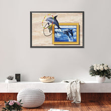 Load image into Gallery viewer, Diamond Painting - Full Round - Dolphin (60*40CM)
