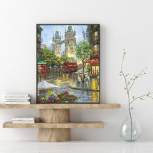 Load image into Gallery viewer, Diamond Painting - Full Round - small town scenery (30*40cm)
