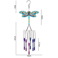 Load image into Gallery viewer, Acrylic Wind Chime Bell Pendant DIY Diamond Painting Home Decor

