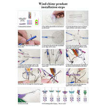 Load image into Gallery viewer, Acrylic Wind Chime Bell Pendant DIY Diamond Painting Home Decor
