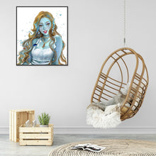 Load image into Gallery viewer, Diamond Painting - Full Round - sea ??goddess (30*35CM)
