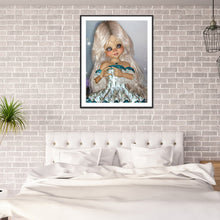Load image into Gallery viewer, Diamond Painting - Full Round - big eyes girl (30*40CM)
