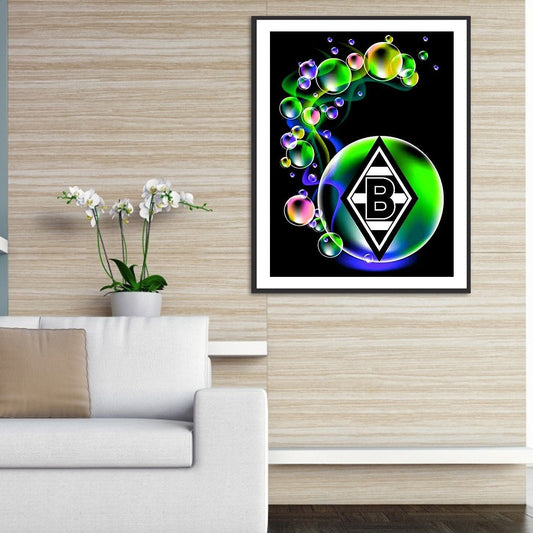 Diamond Painting - Full Round - Borussia Monchengladbach logo (30*40CM)