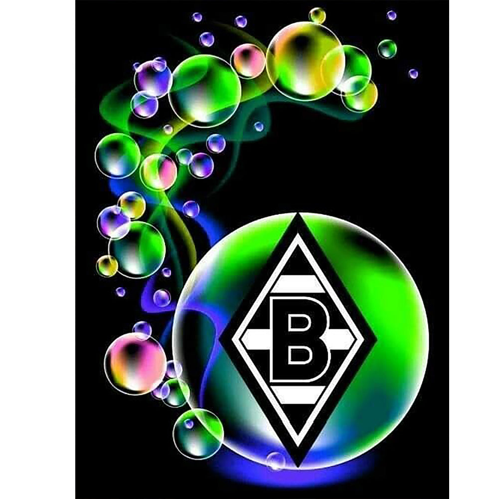 Diamond Painting - Full Round - Borussia Monchengladbach logo (30*40CM)