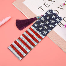 Load image into Gallery viewer, 5D DIY Diamond Painting Bookmark National Flag Tassel Book Marks (AA976)
