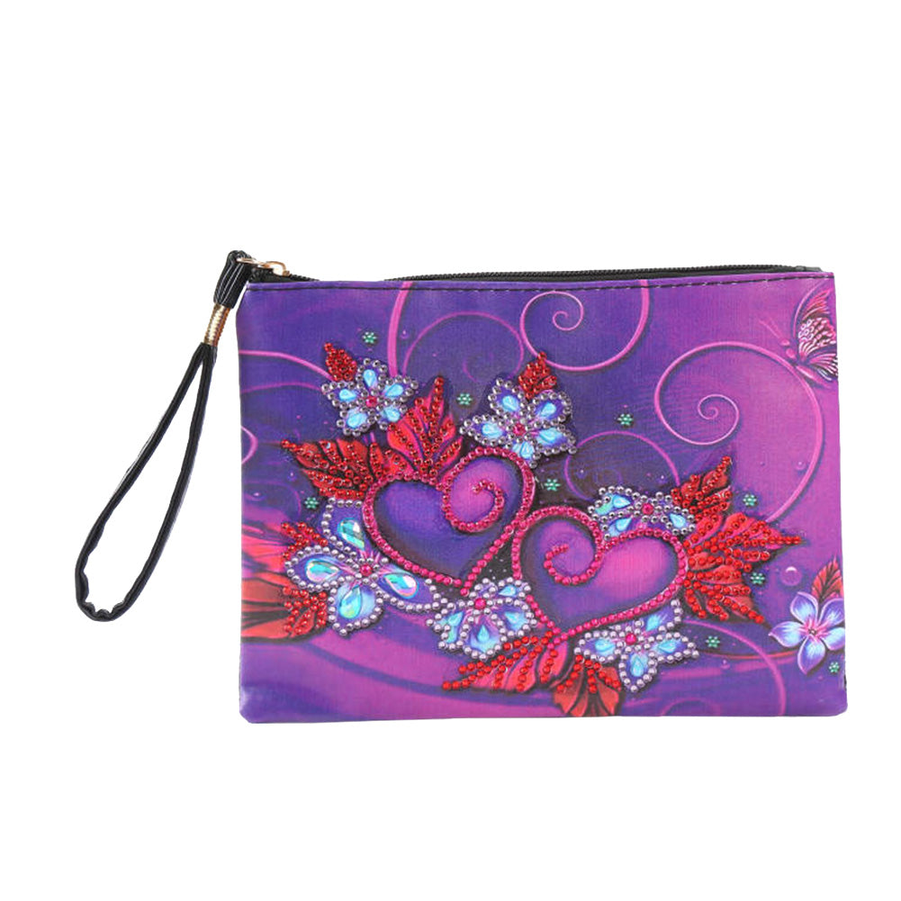 Diamond Painting Clutch DIY Special Shaped Drill PU Leather Handbag (AA963)