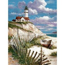 Load image into Gallery viewer, Diamond Painting - Full Round - lighthouse (30*40CM)
