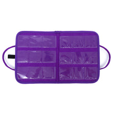 Load image into Gallery viewer, 18 Pocket Diamond Painting Drill Storage Handbag DIY Mosaic Bags (Purple)
