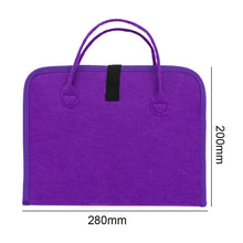 Load image into Gallery viewer, 18 Pocket Diamond Painting Drill Storage Handbag DIY Mosaic Bags (Purple)
