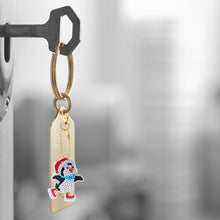 Load image into Gallery viewer, Snow Sports Diamond Painting Keychain DIY Crystal Drill Key Ring (YS016)
