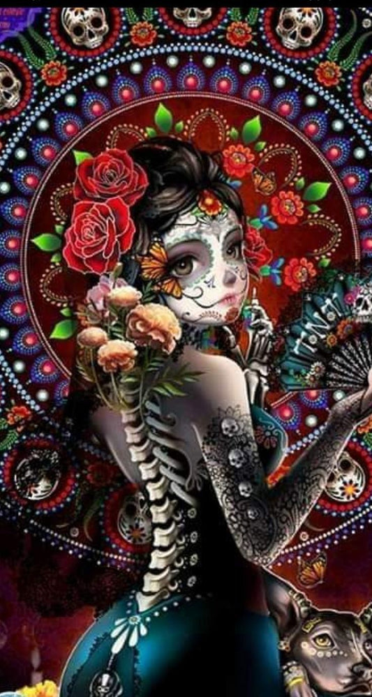 AB Diamond Painting - Full Round - Halloween Ghost Bride (40*74cm)