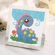 Load image into Gallery viewer, Diamond Painting - Full Crystal - little dinosaur (18*18CM)
