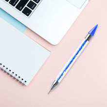 Load image into Gallery viewer, Dual Heads Dotting Wax Pen Point Drill Picker Nail Art Studs Dotter (Blue)
