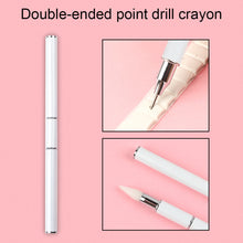 Load image into Gallery viewer, Dual Heads Gem Picking Point Drill Pen Diamond Painting Wax Pencil (White)
